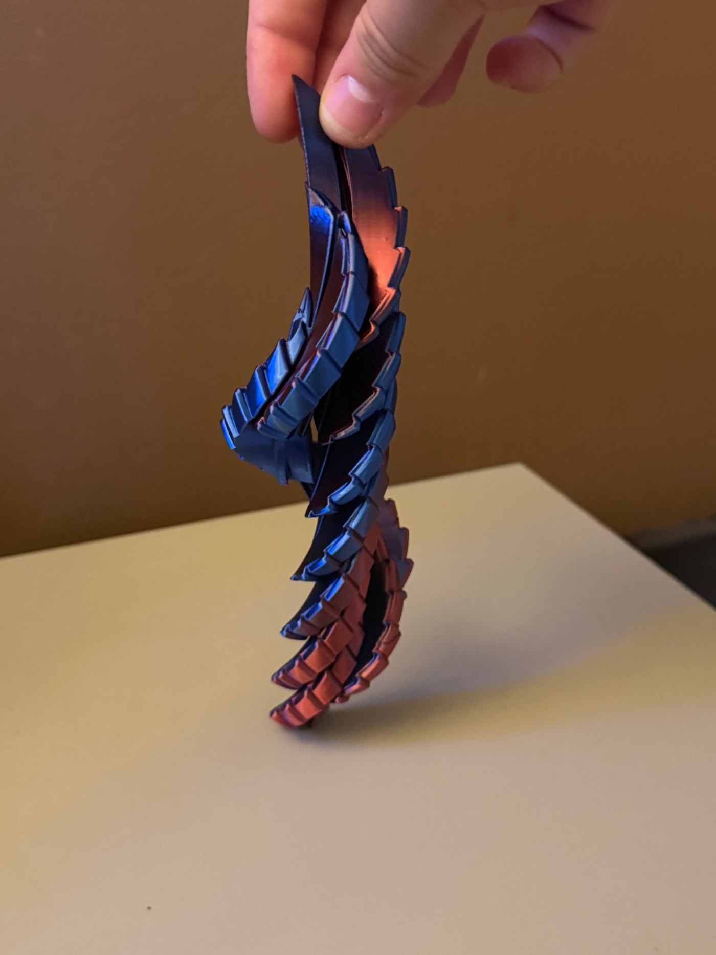 Bükülen Ejderha Yumurtası Fidget - Eklemli 3D Baskı