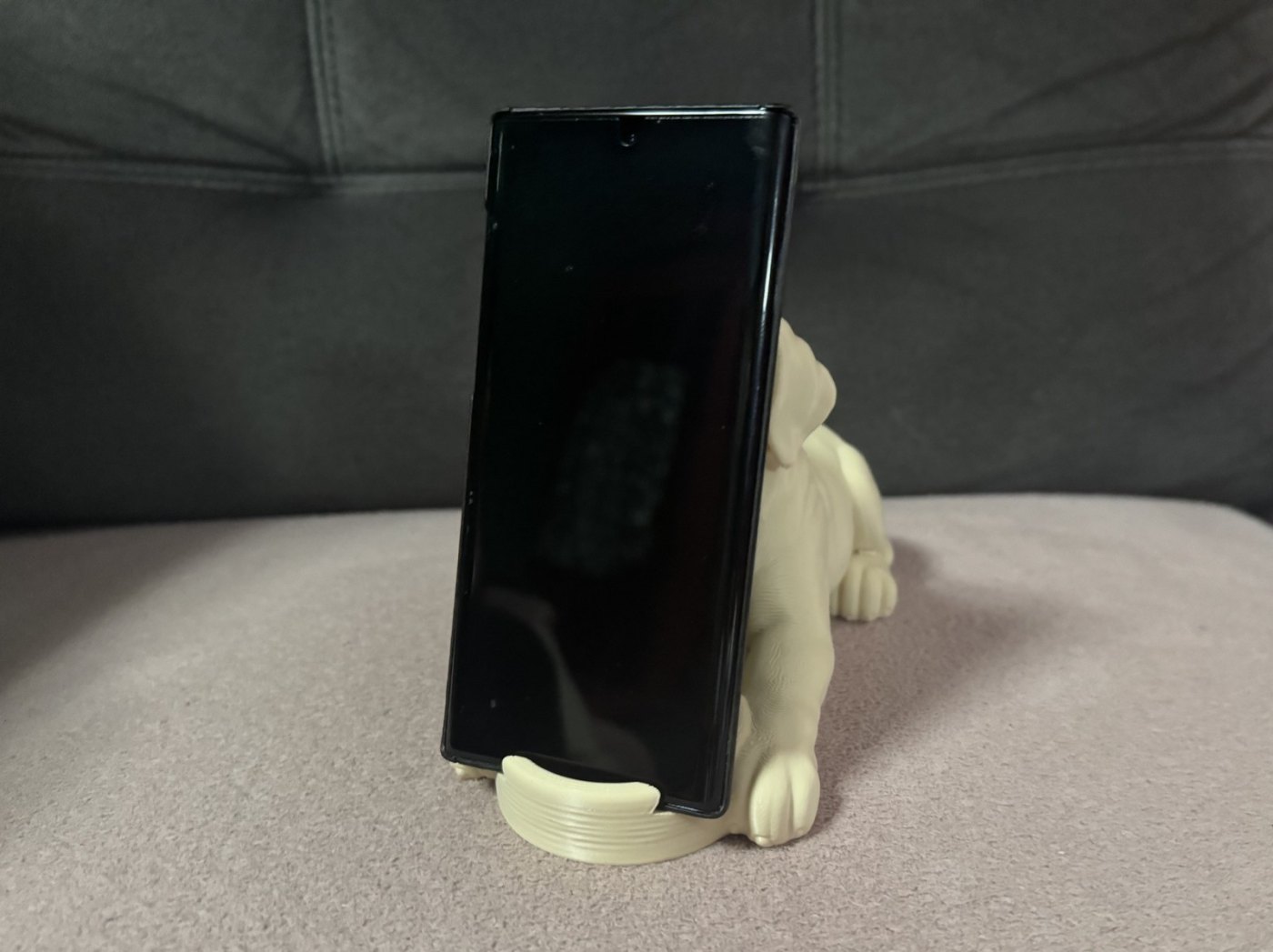 Labrador Telefon Standı - Sevimli Köpek Tasarımlı 3D Baskı