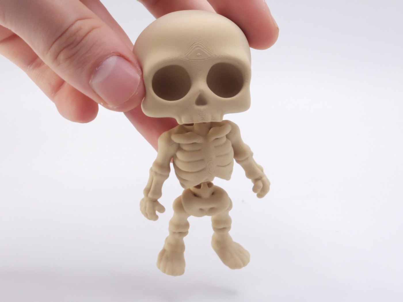 Eklemli Mini İskelet Figürü - Flexi Skelly 3D Baskı