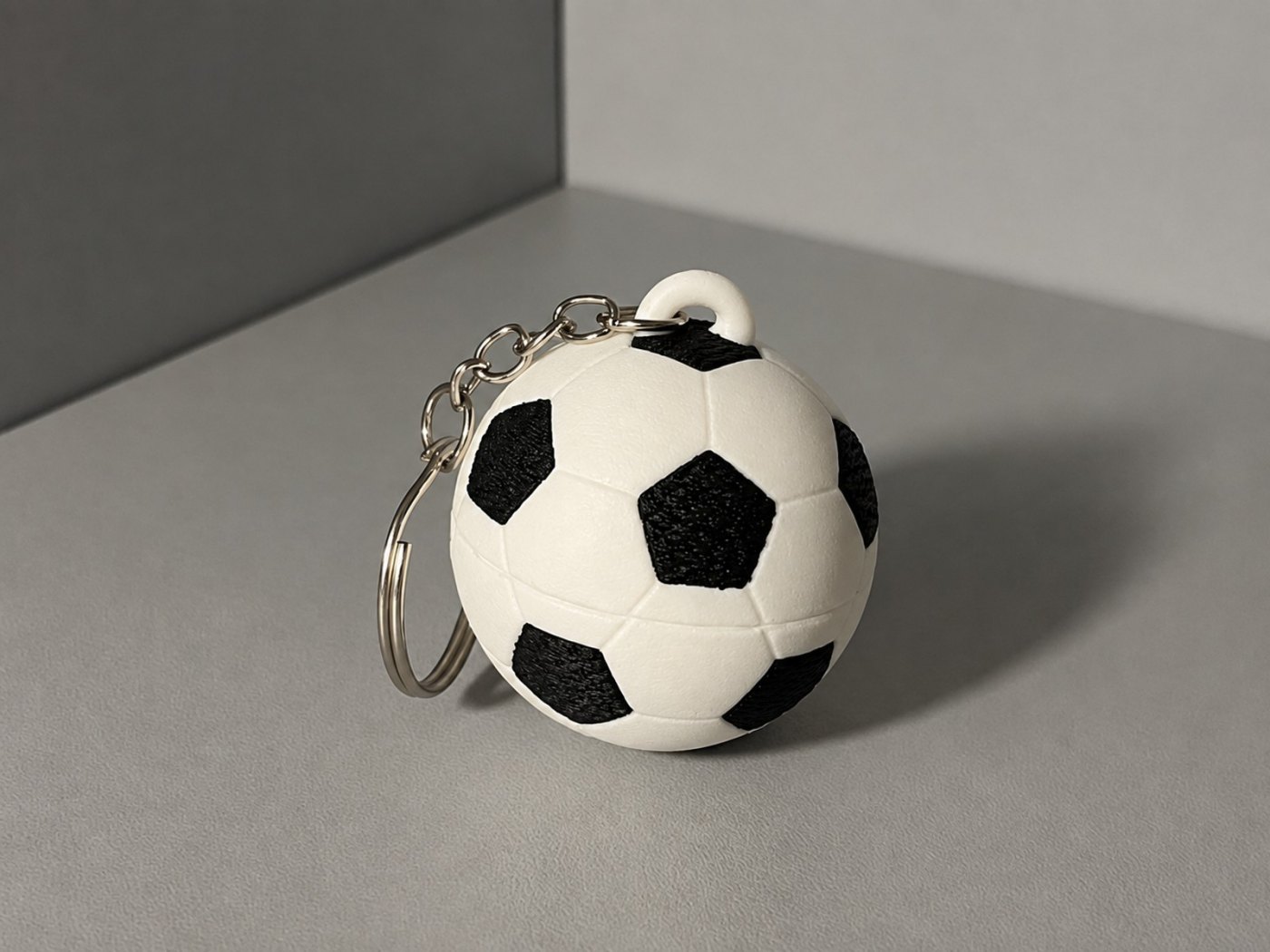 Futbol Topu Anahtarlık - Gizli Yüzük Saklama Kabı 3D Baskı
