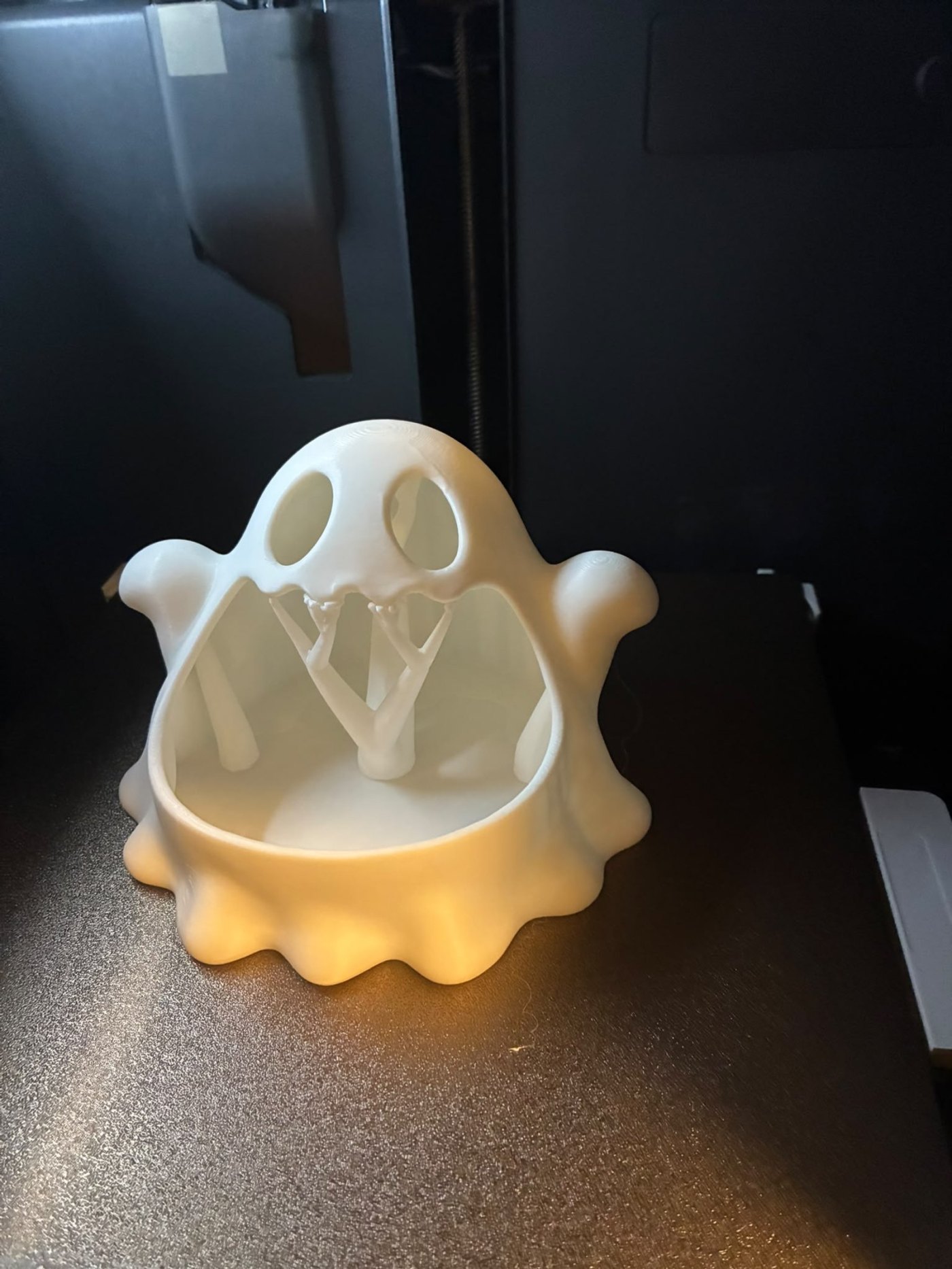 Hayalet Kasesi - Sevimli Cadılar Bayramı Masaüstü Organizeri 3D Baskı