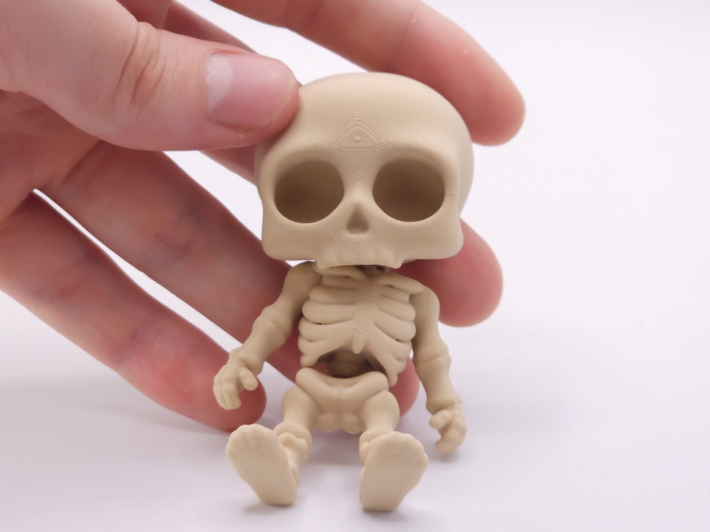 Eklemli Mini İskelet Figürü - Flexi Skelly 3D Baskı