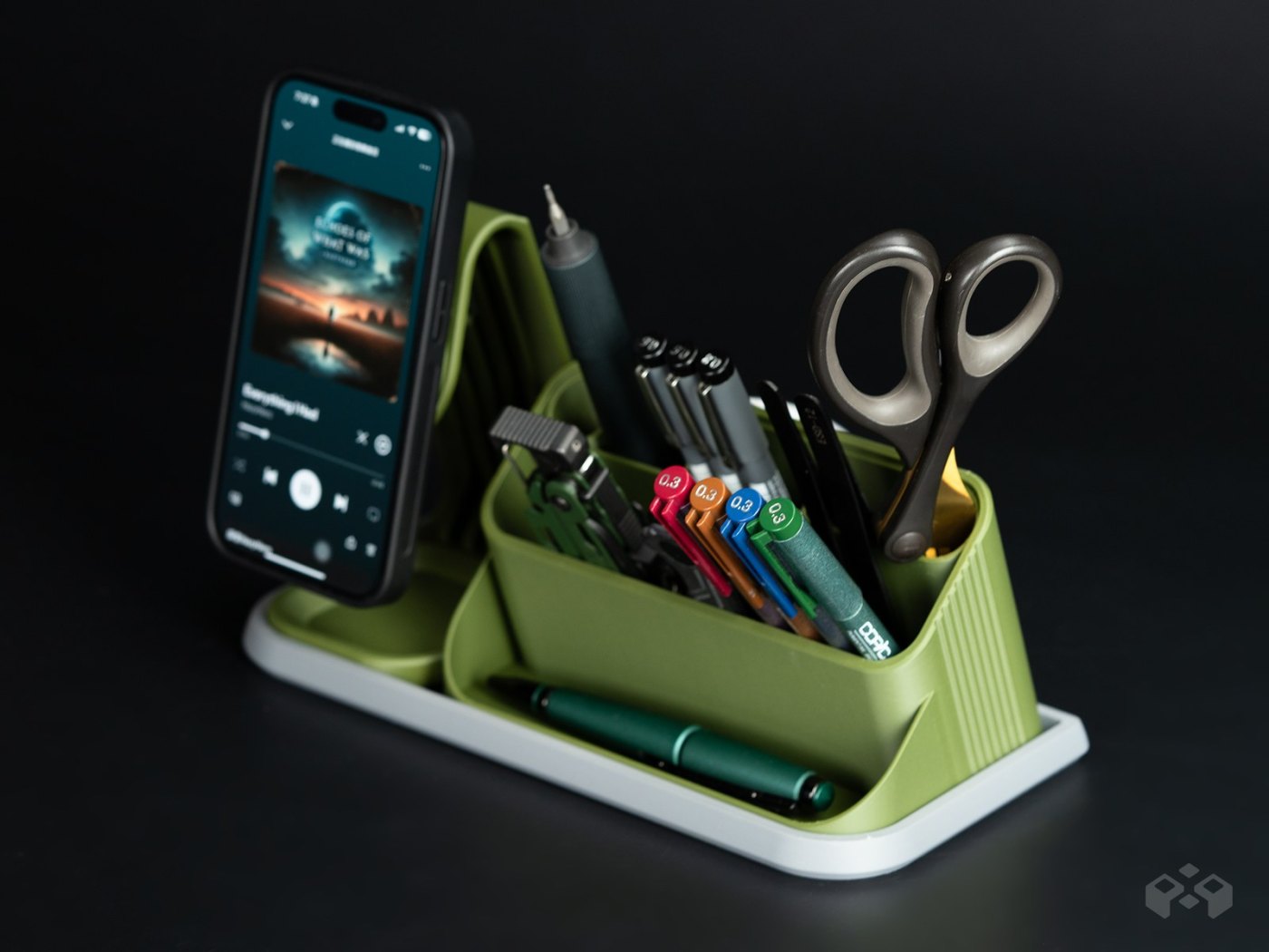 Modüler Masa Organizeri Seti - MagSafe Telefon Standlı