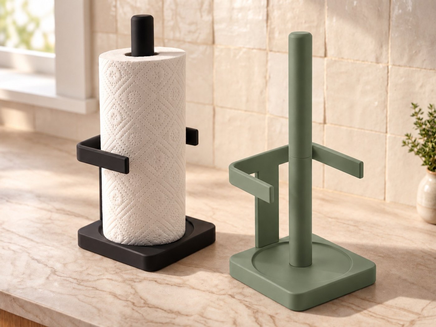 FloatRoll Kâğıt Havlu Tutucu - Standart ve XL Rulo Uyumlu