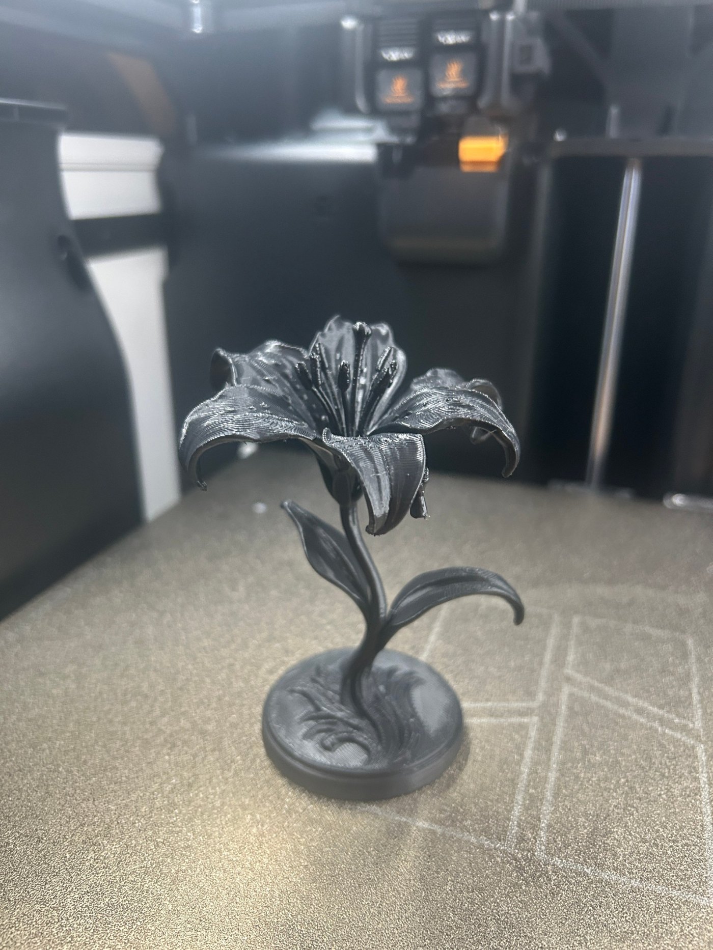 3D Baskı Zambak Çiçeği - Kalıcı Dekoratif Çiçek