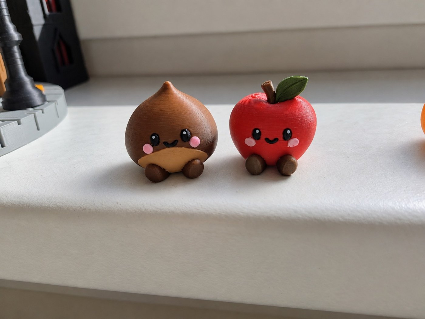 Sonbahar Dostları - Kestane, Elma, Mantar ve Balkabağı Minik Figürler