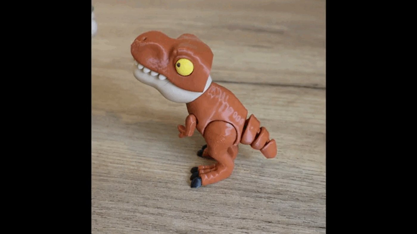 Isıran T-Rex Dinozor Figürü - Hareketli Çene Oyuncak