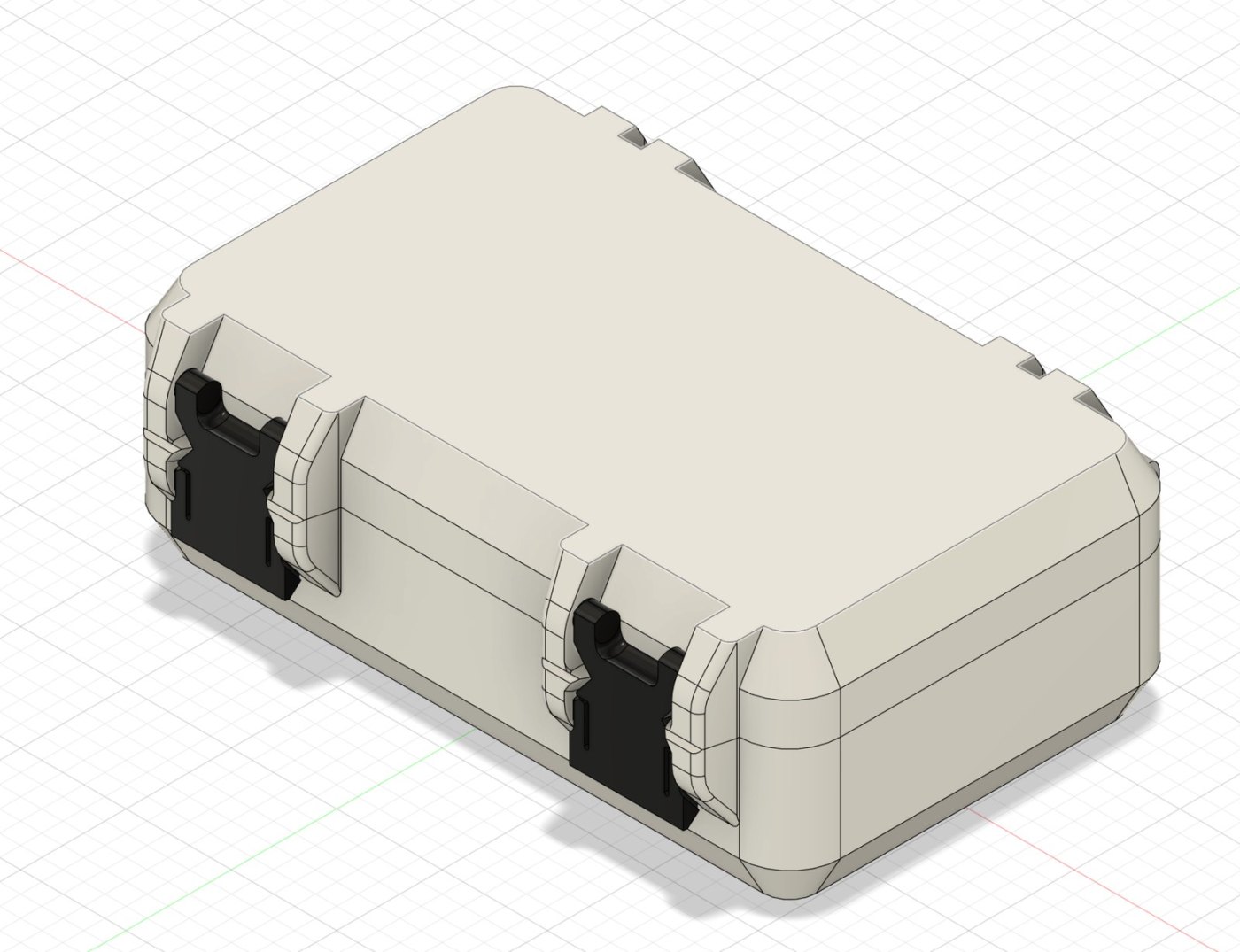 Klipsli Kapaklı Saklama Kutusu 9,5x16x4 cm - Çok Amaçlı Organizer