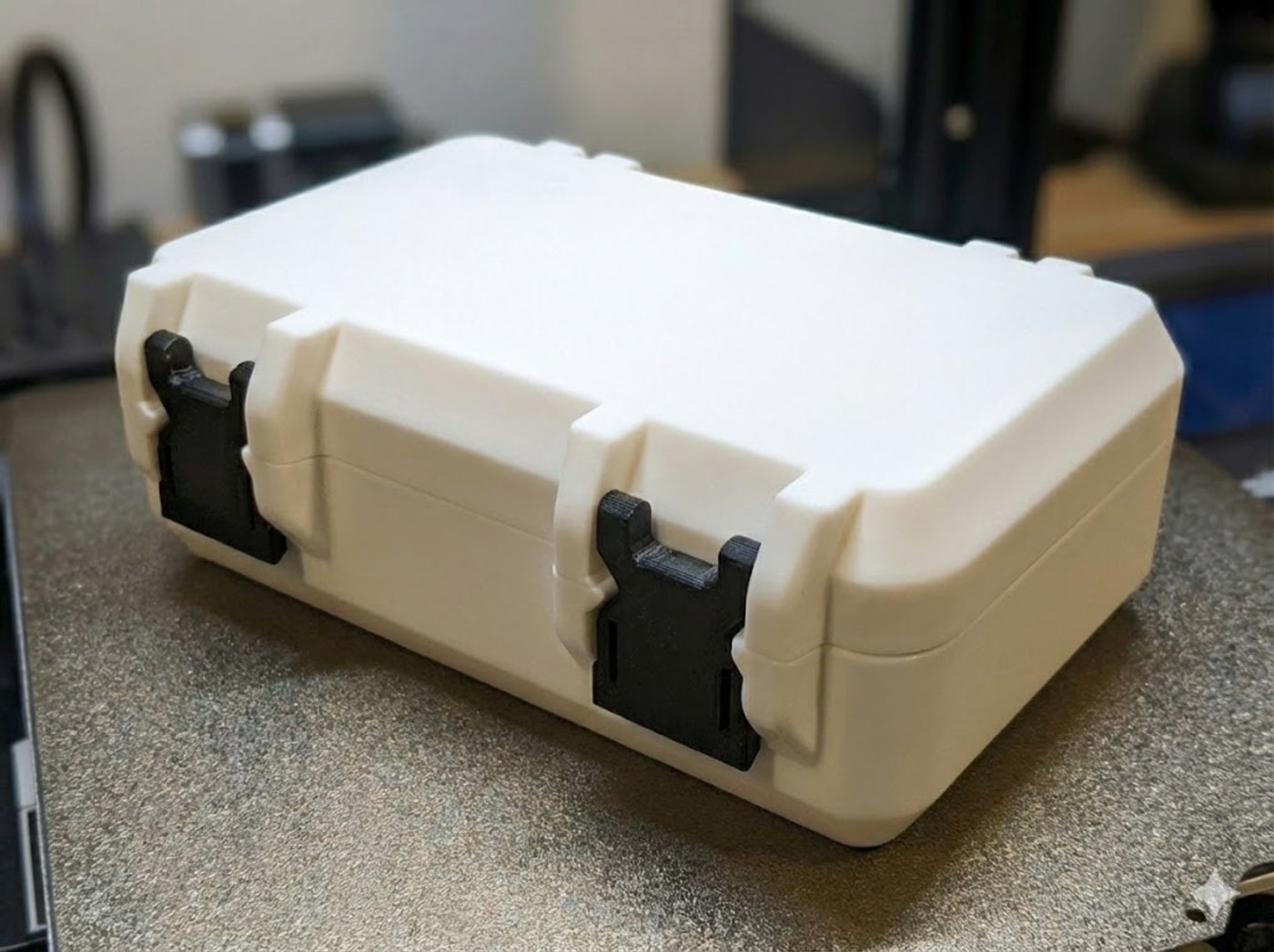 Klipsli Kapaklı Saklama Kutusu 9,5x16x4 cm - Çok Amaçlı Organizer