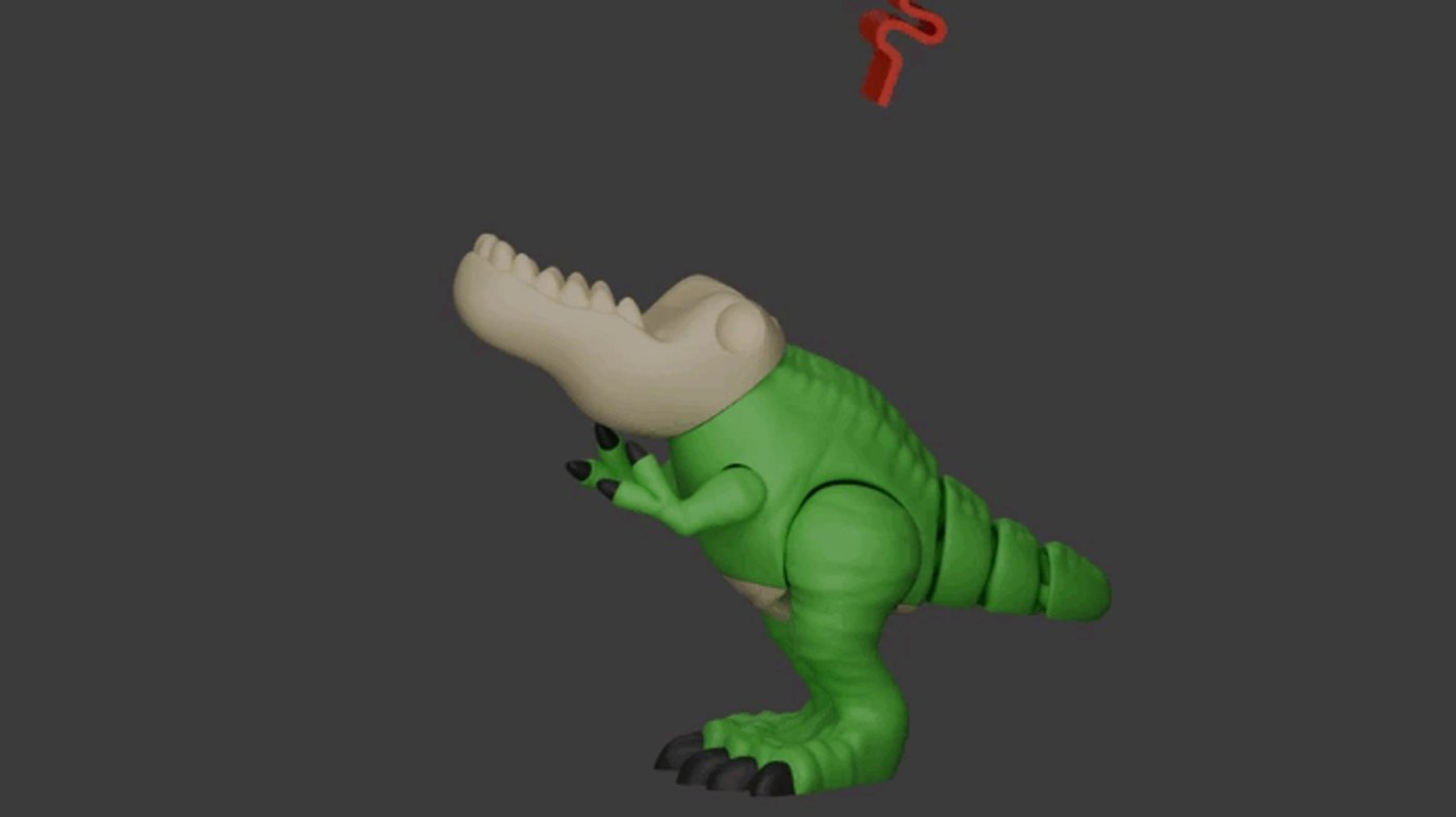 Isıran T-Rex Dinozor Figürü - Hareketli Çene Oyuncak