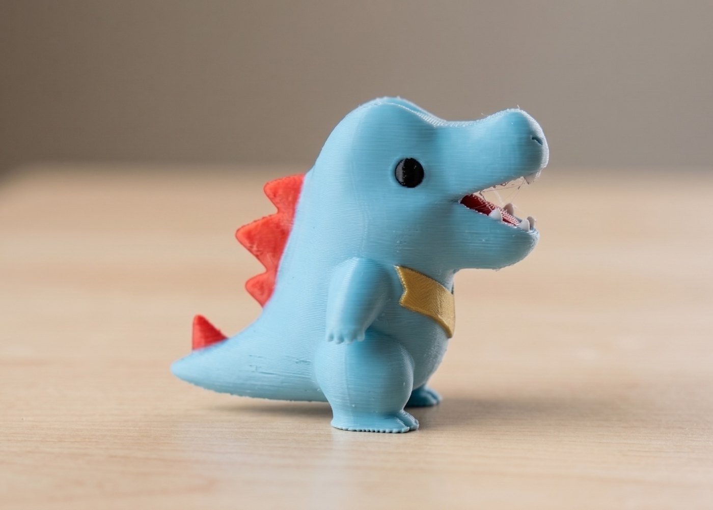 Totodile Chibi Pokémon Figürü - Sevimli 3D Baskı Koleksiyon Biblosu