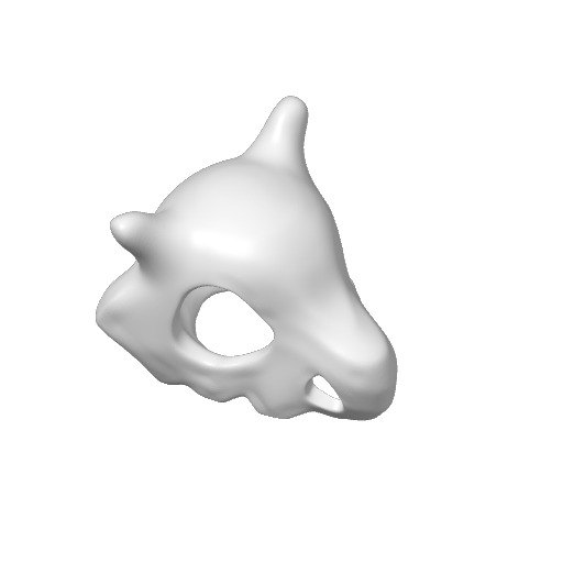 Cubone Kuru Kafa Anahtarlık - Pokémon Temalı 3D Baskı PLA Çanta Süsü
