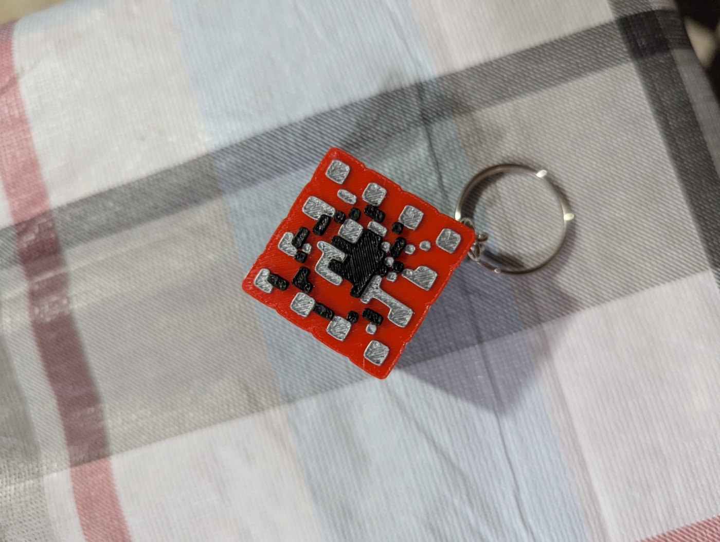 Minecraft TNT Anahtarlık - 3D Baskı Mini TNT Blok Anahtarlığı