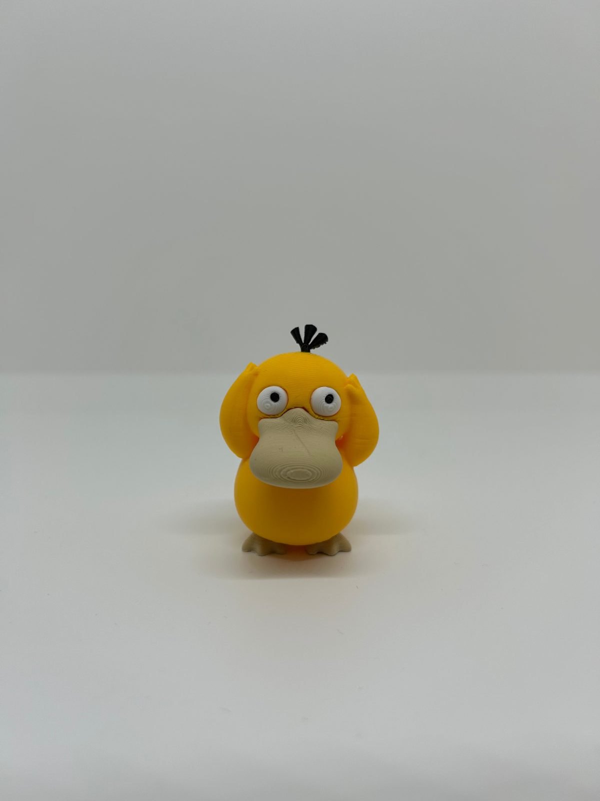 Sarı Ördek Figürlü Anahtarlık - Çok Parçalı Mini 3D Baskı Ördek
