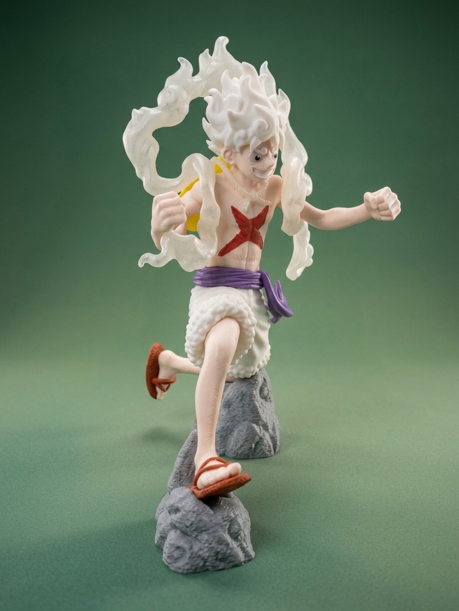 Luffy Figür Yeşil Fosforlu