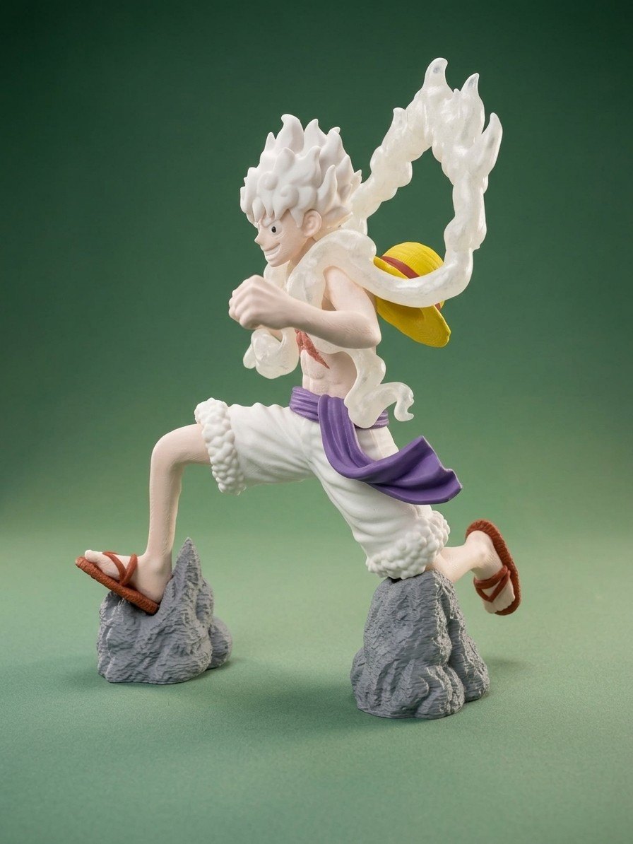 Luffy Figür Yeşil Fosforlu