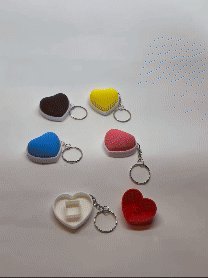 Kalp Clicker Fidget Anahtarlık