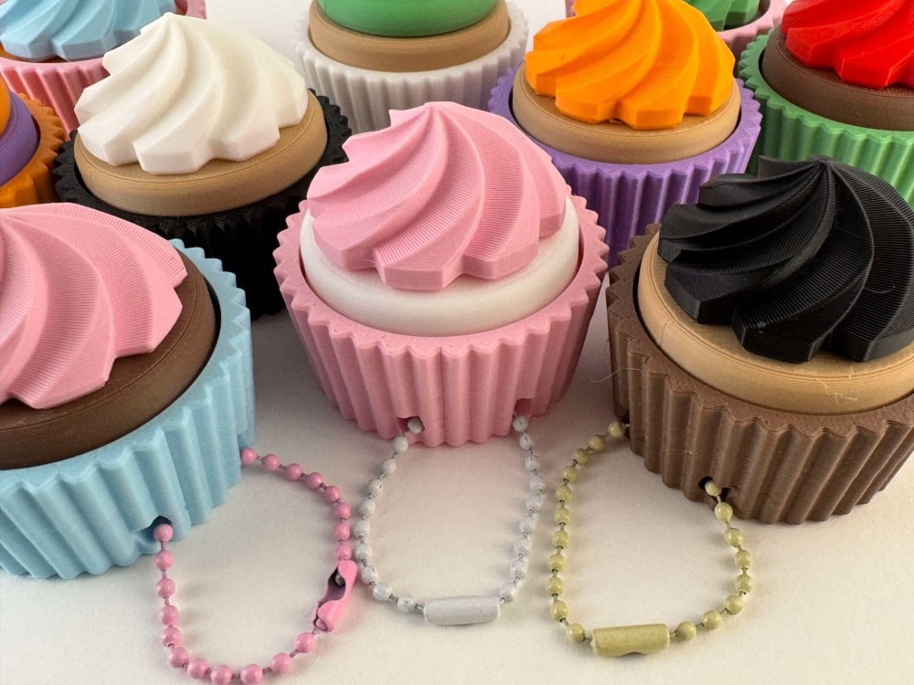 Cupcake Clicker Fidget Anahtarlık