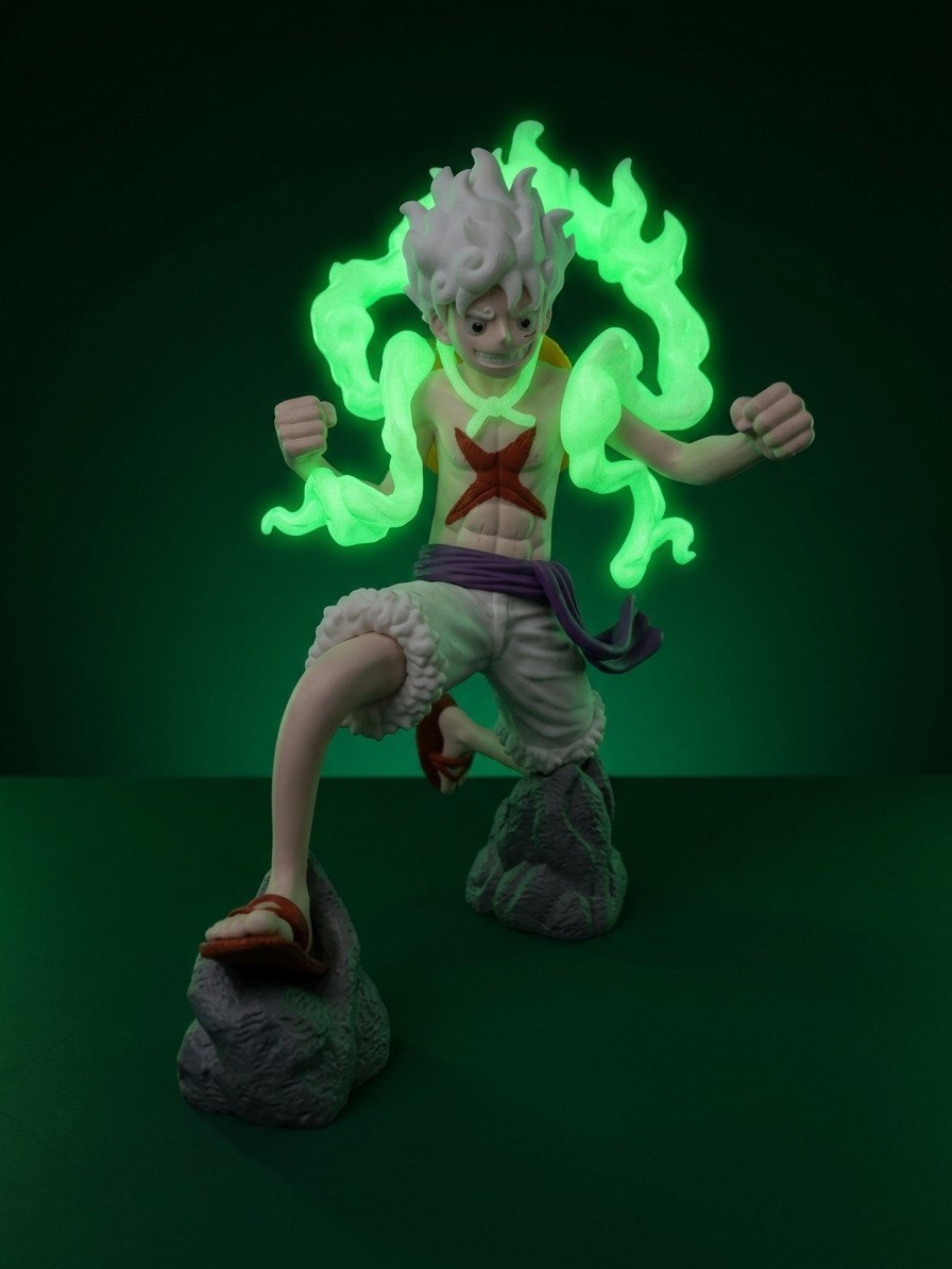 Luffy Figür Yeşil Fosforlu