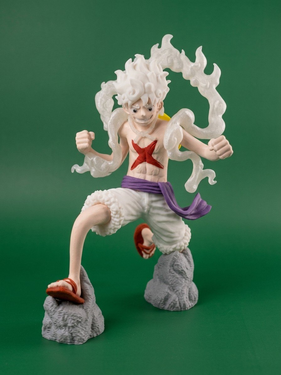 Luffy Figür Yeşil Fosforlu