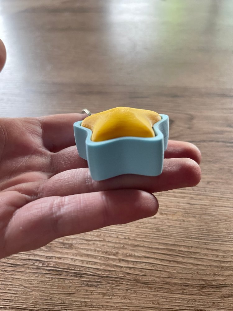 Yıldız Clicker Fidget Anahtarlık