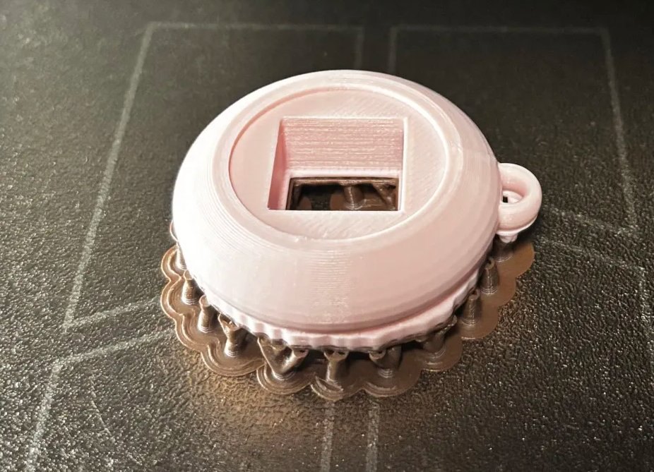 Makaron Clicker Fidget Anahtarlık