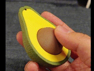 Avokado Clicker Fidget Anahtarlık