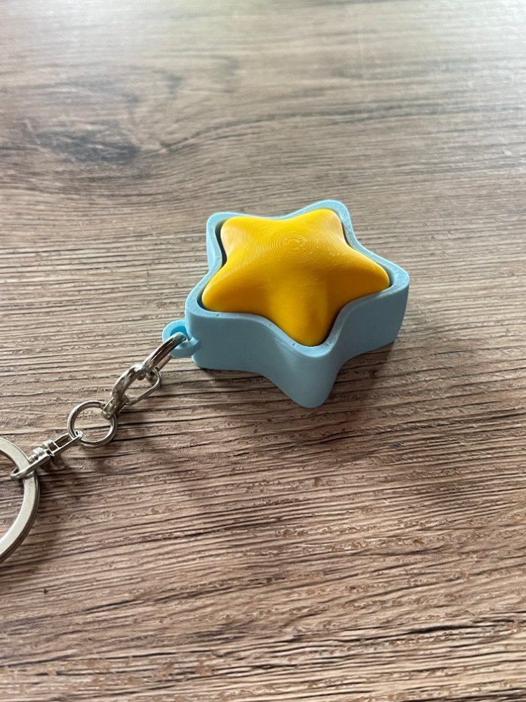 Yıldız Clicker Fidget Anahtarlık