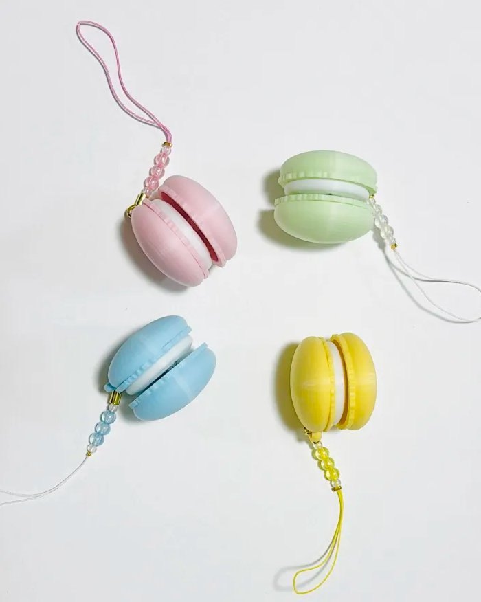 Makaron Clicker Fidget Anahtarlık