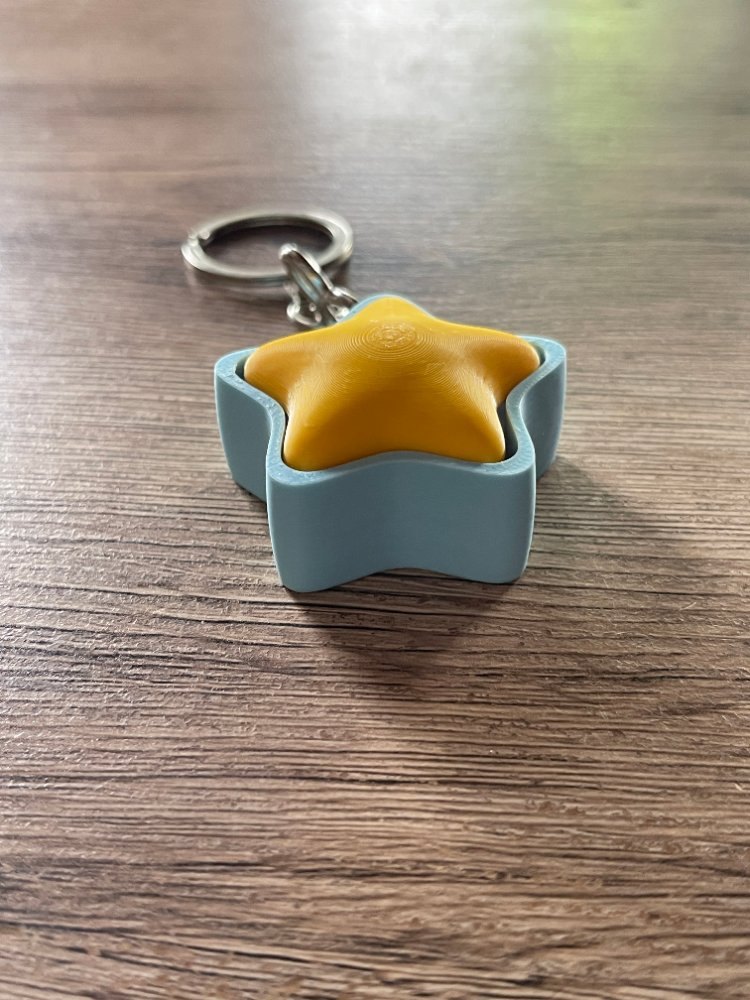 Yıldız Clicker Fidget Anahtarlık